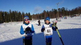 Skidskyttarna Olof och Hugo